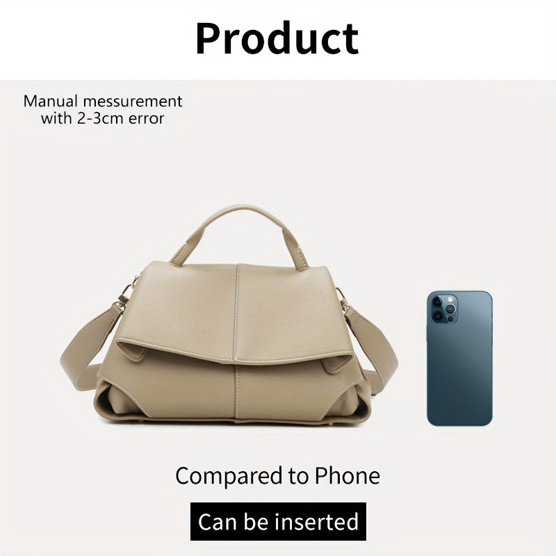 2025 New Fashionable Commuting Women's Bag, Light Luxury High-end Handbag, Large Capacity Single Shoulder Crossbody Bag, Advanced Casual Handbag