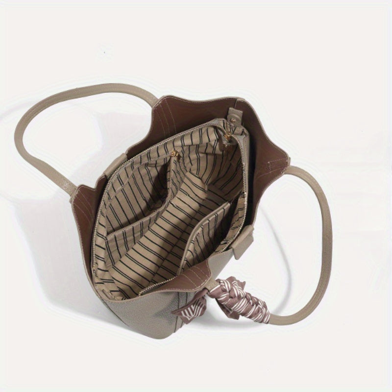 2025 New Fashionable and Exquisite Tote Bag for Women, Versatile Large Capacity Commuter Underarm Bag, Single Shoulder Preferred Style