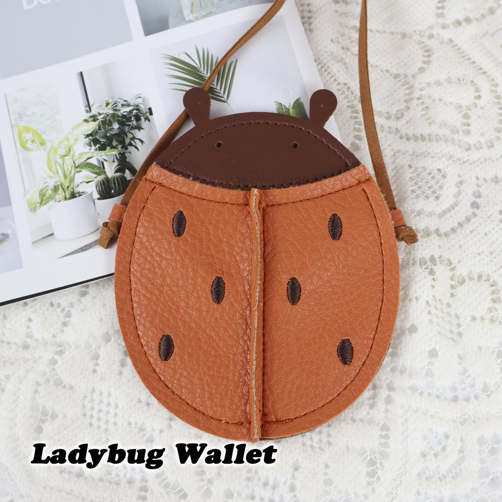 Adorable Small Change Purse, High-end Soft Synthetic Faux Leather Coin Purse, Suitable as a Gift for Girls, Fashionable Wallet with Shoulder Strap, Fashionable Outdoor Accessory Small Ba