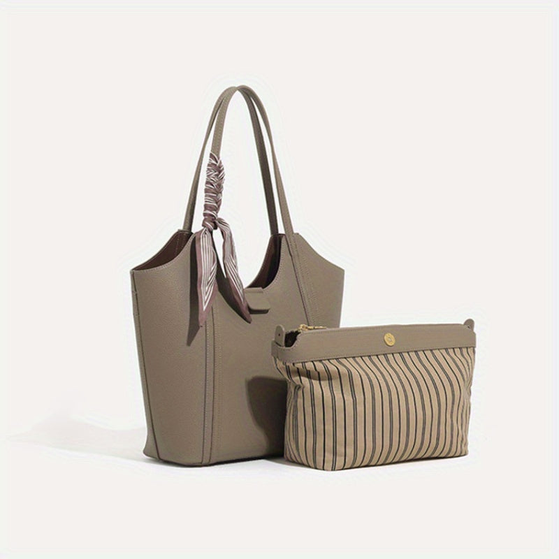 2025 New Fashionable and Exquisite Tote Bag for Women, Versatile Large Capacity Commuter Underarm Bag, Single Shoulder Preferred Style