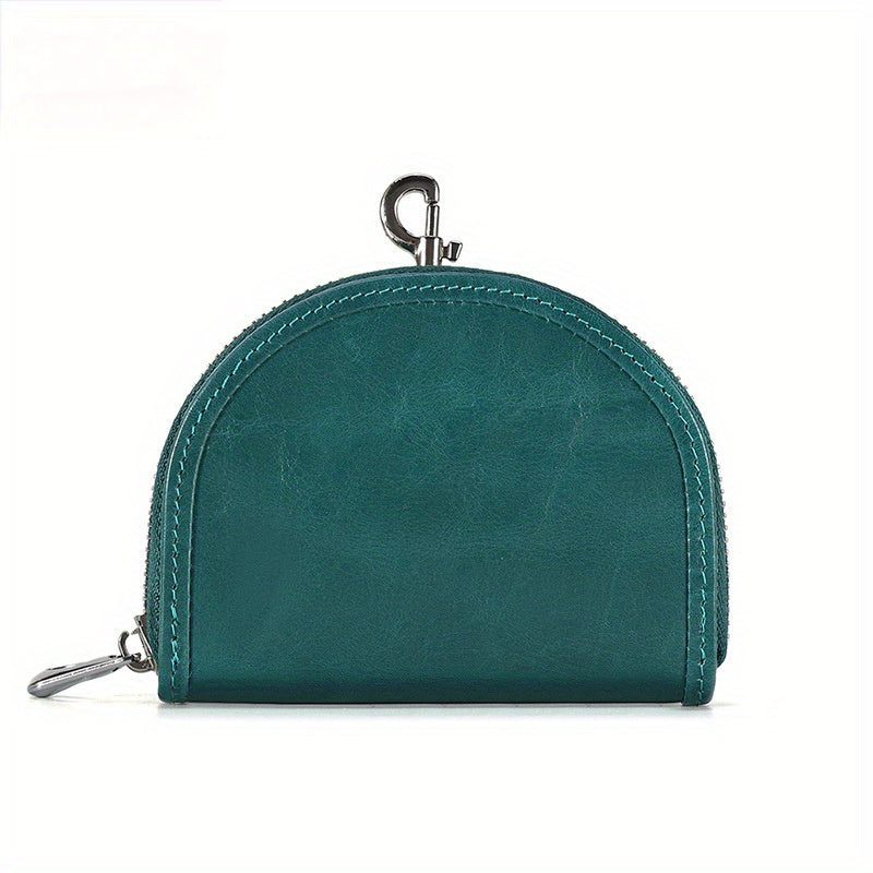 Luxury Leather Coin Purse 1pc Luxury Leather Coin Purse Bag - Sense of Luxury Niche Women's Mini Wallet - First Layer Cowhide Small Bag