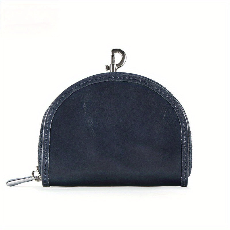 Luxury Leather Coin Purse 1pc Luxury Leather Coin Purse Bag - Sense of Luxury Niche Women's Mini Wallet - First Layer Cowhide Small Bag