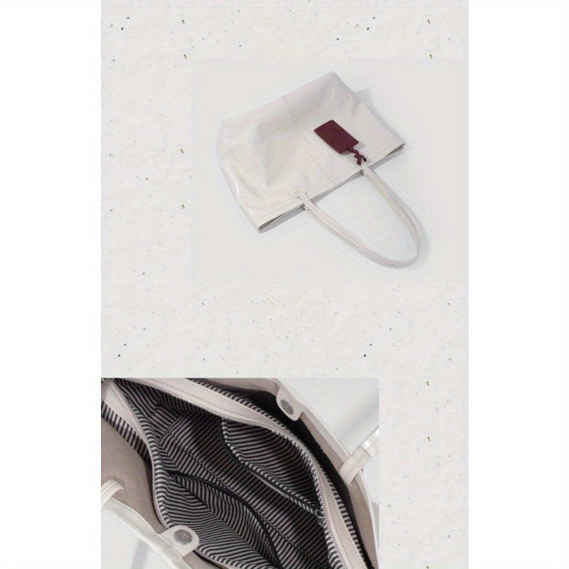 KoniKoni Women'S Genuine Leather Tote Bag - Large Capacity Convertible Crossbody Shoulder Bag with Magnetic Closure