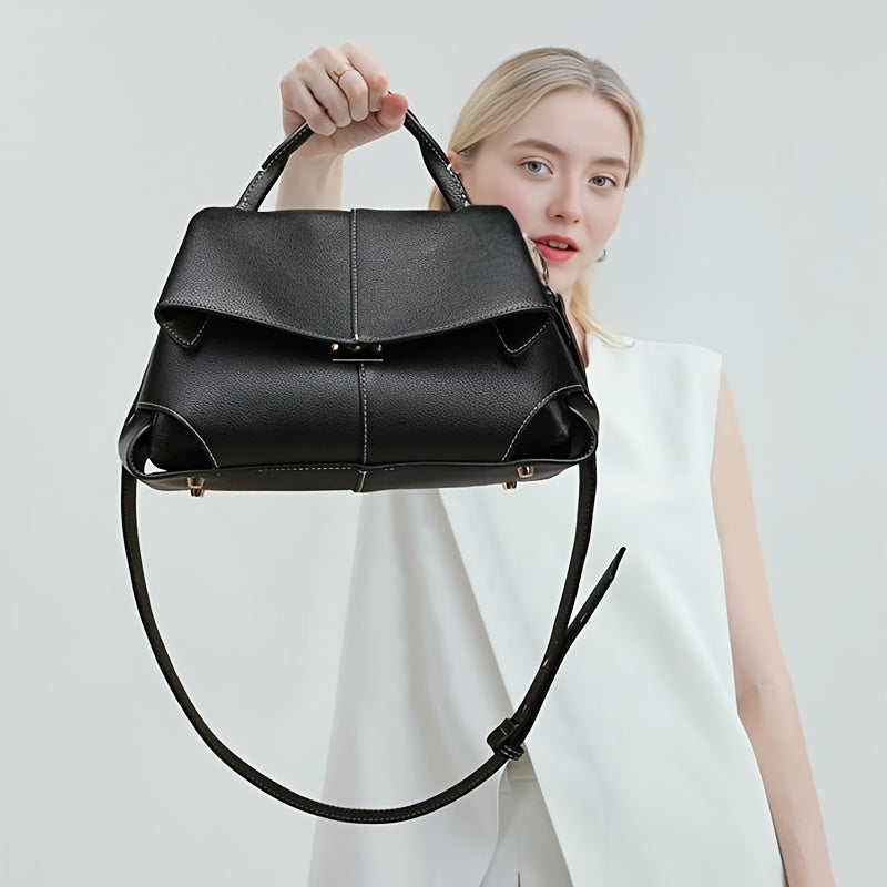 2025 New Fashionable Commuting Women's Bag, Light Luxury High-end Handbag, Large Capacity Single Shoulder Crossbody Bag, Advanced Casual Handbag