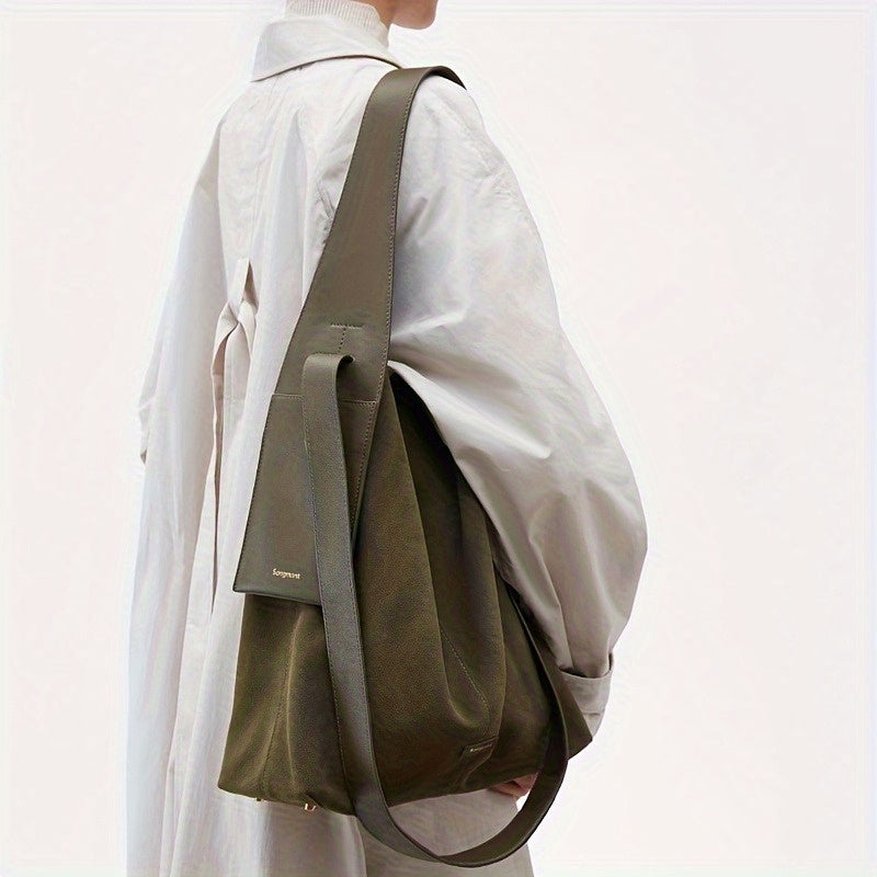 2 Colors Available Women's Tote Bag | Shoulder Strap Design, Simple Style for Daily Commute and Everyday Use