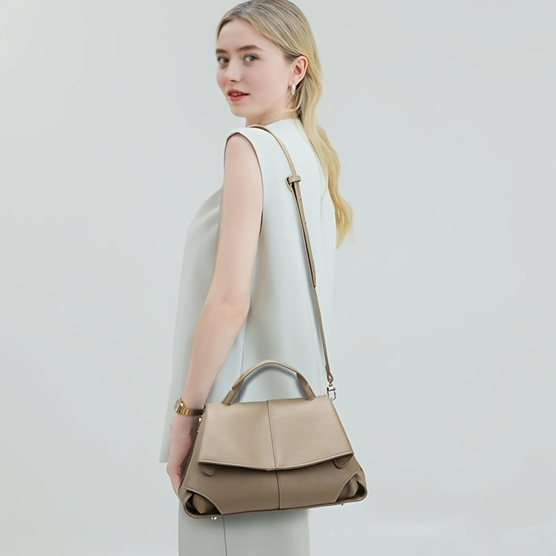 2025 New Fashionable Commuting Women's Bag, Light Luxury High-end Handbag, Large Capacity Single Shoulder Crossbody Bag, Advanced Casual Handbag