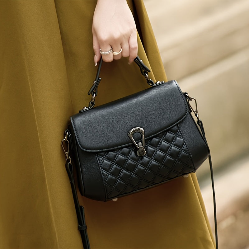 New Stylish Women'S Luxury Bags, Perfect for Mothers, Including Handheld Small Bags And Fashionable Crossbody Options, Made of Genuine Leather, Suitable for Parties And As Gifts for Moms.