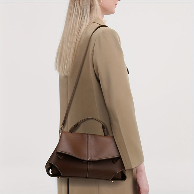 2025 New Fashionable Commuting Women's Bag, Light Luxury High-end Handbag, Large Capacity Single Shoulder Crossbody Bag, Advanced Casual Handbag