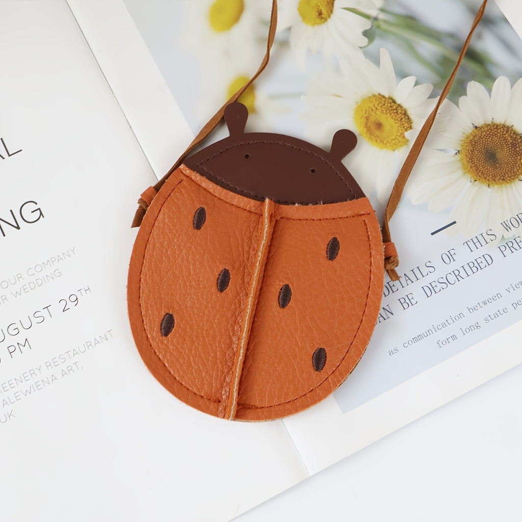 Adorable Small Change Purse, High-end Soft Synthetic Faux Leather Coin Purse, Suitable as a Gift for Girls, Fashionable Wallet with Shoulder Strap, Fashionable Outdoor Accessory Small Ba